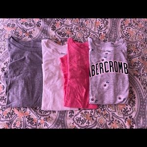 Girls Abercrombie shirt bundle